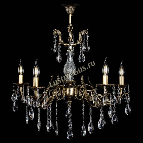 Люстра бронзовая Кассандра Алфея №5/2 журавлик в Краснодаре Гусь Хрустальный