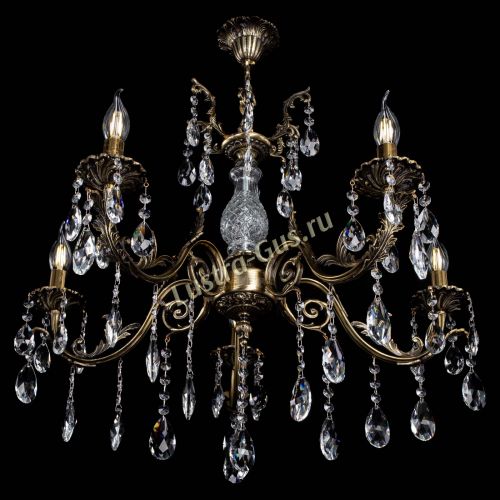 Люстра бронзовая Кассандра Алфея №5/2 журавлик в Краснодаре Гусь Хрустальный