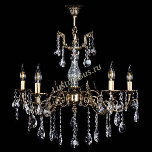 Люстра бронзовая Кассандра Алфея №5/2 звездочка в Краснодаре Гусь Хрустальный