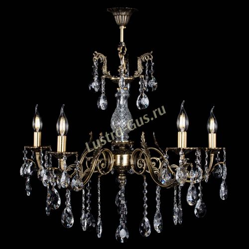 Люстра бронзовая Кассандра Алфея №5/2 звездочка в Краснодаре Гусь Хрустальный