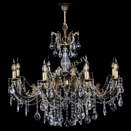 Люстра бронзовая Кассандра Алфея №8/1 баден в Краснодаре Гусь Хрустальный
