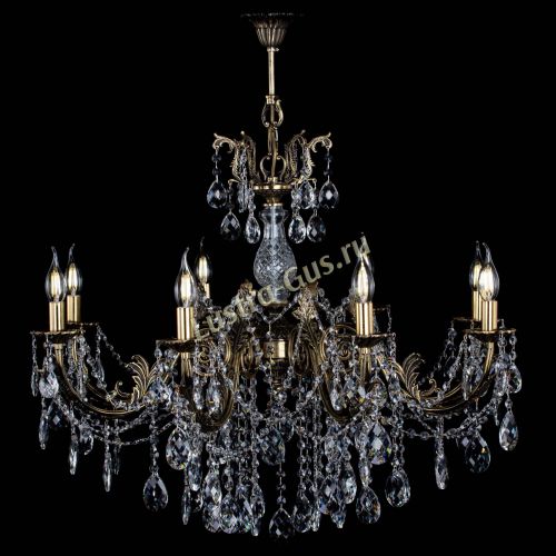 Люстра бронзовая Кассандра Алфея №8/1 баден в Краснодаре Гусь Хрустальный