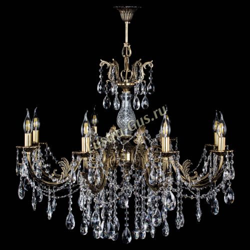 Люстра бронзовая Кассандра Алфея №8/1 журавлик в Краснодаре Гусь Хрустальный