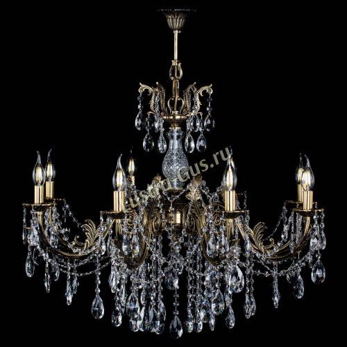 Люстра бронзовая Кассандра Алфея №8/1 журавлик в Краснодаре Гусь Хрустальный