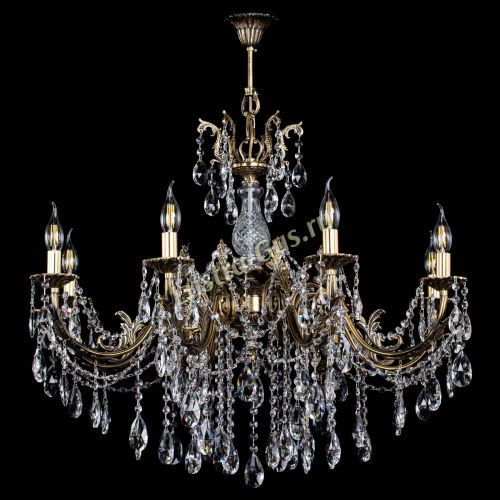 Люстра бронзовая Кассандра Алфея №8/1 журавлик в Краснодаре Гусь Хрустальный