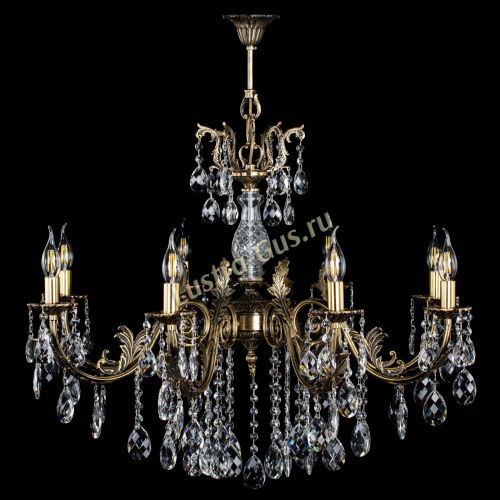 Люстра бронзовая Кассандра Алфея №8/2 баден в Краснодаре Гусь Хрустальный
