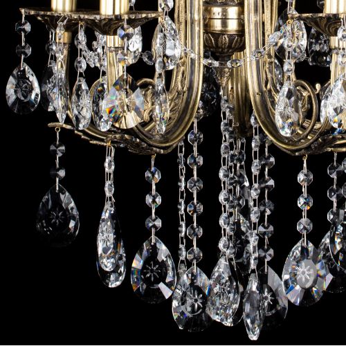 Люстра бронзовая Матильда №5/3 Звездочка в Краснодаре Гусь Хрустальный