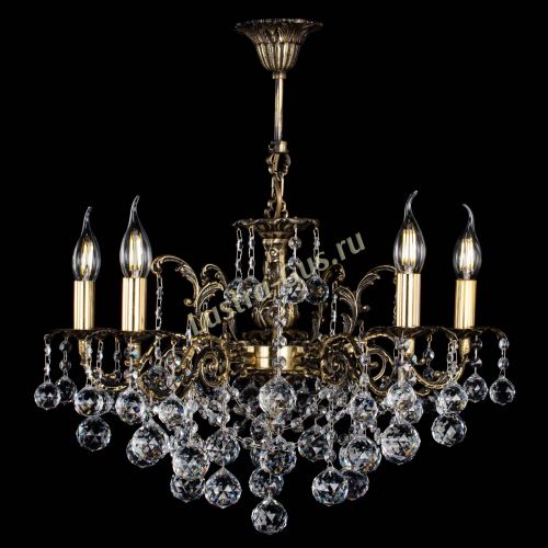 Люстра бронзовая Муза №5 шар в Краснодаре Гусь Хрустальный