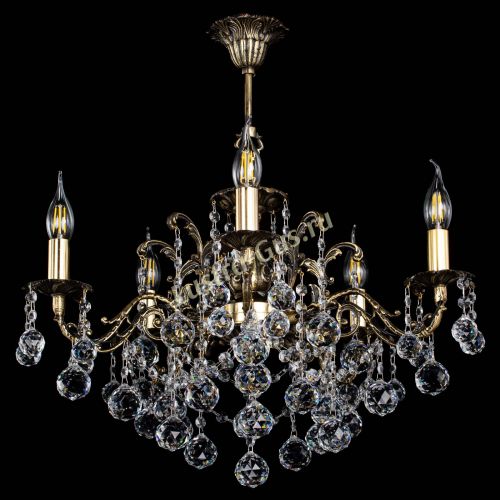 Люстра бронзовая Муза №5 шар в Краснодаре Гусь Хрустальный