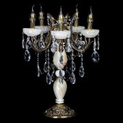 Настольная лампа Антик №5 с камнем