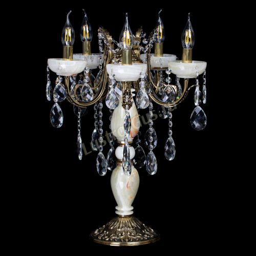 Настольная лампа Антик №5 с камнем в Краснодаре Настольная лампа Антик №5 с камнем в Краснодаре